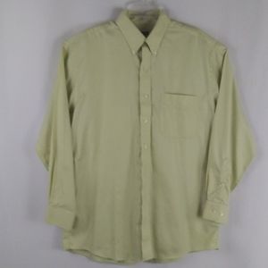 Jos. A. Bank green button up shirt men's size L.